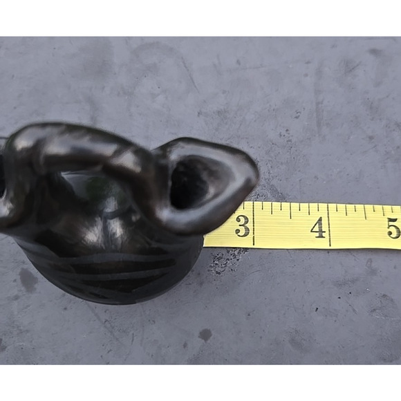 Santa Clara Pottery Matte on Black Wedding Vase P Tafoya 3"h x 3"w Phyllis - Picture 12 of 15